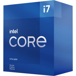 Боксовый процессор/ CPU LGA1200 Intel Core i7-11700F (Rocket Lake, 8C/16T, 2.5/4.9GHz, 16MB, 65/150W) BOX, Cooler