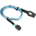 Кабель/ CBL-SAST-0508-01 (Internal Mini-SAS to Mini-SAS HD 50cm w/ SB, 30AWG)