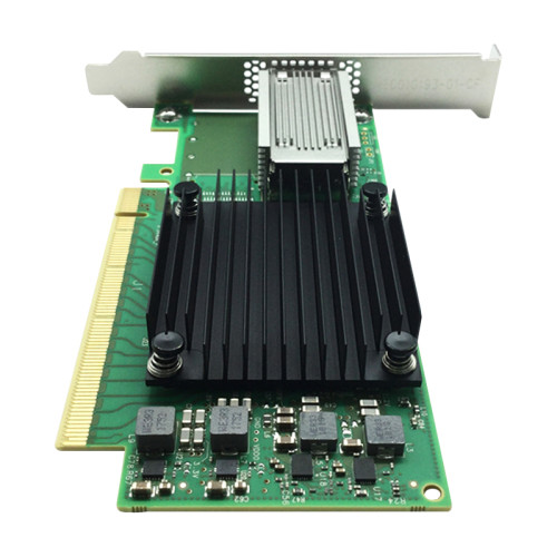 сетевая карта/ ConnectX®-5 VPI adapter card, EDR IB (100Gb/s) and 100GbE, single-port QSFP28, PCIe3.0 x16, tall bracket, ROHS R6