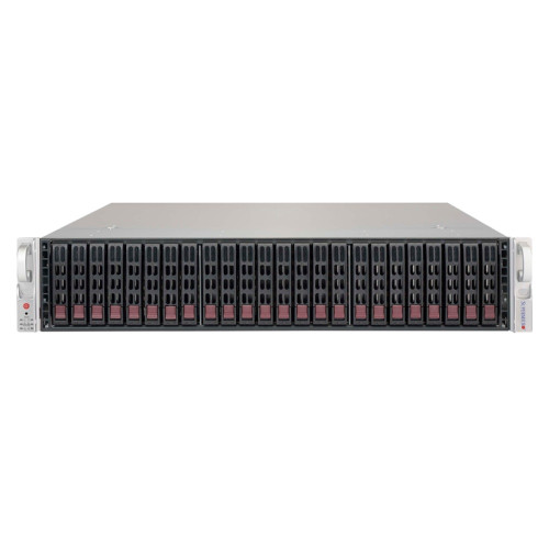 Корпус/ 2U, E-ATX 13.68''x13'', 24x2.5'' hot-swap SAS3 with SES3 single expander with SFF8643 connectors, 4xFH+3xLP, 7xLP, 437x89x630mm, redundant 600W Platinum