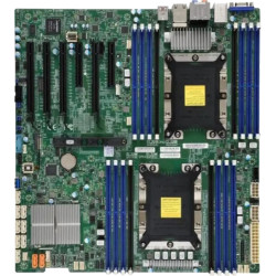 Системная плата/ MB Supermicro X11DAi-N-B, 2x LGA 3647, C622, 16xDDR4 Up to 4TB 3DS ECC RDIMM/3DS ECC LRDIMM, 4 PCI-E 3.0 x16, 2 PCI-E 3.0 x8, M.2 Interface: PCI-E 3.0 x4, M.2 Form Factor: 2260, 2280, 22110, M.2 Key: M-Key, 2 PCI-E 3.0 NVMe x4 Internal Po