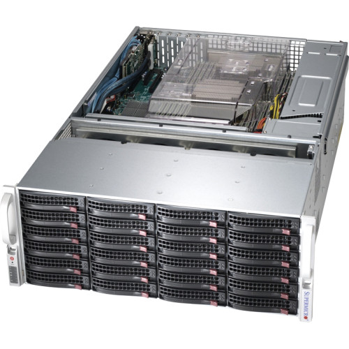 Серверная платформа/ Supermicro STORAGE SSG-6049P-E1CR36L (X11DPH-T, CSE-847BE1C4-R1K23LPB) (4U, LGA 3647, 16xDDR4 Up to 4TB ECC 3DS LRDIMM, 36x3.5