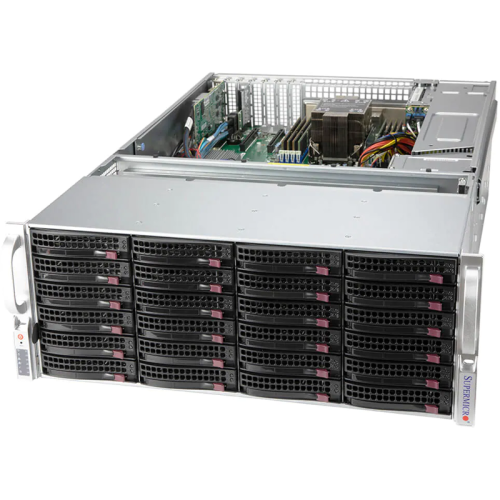 Серверная платформа/ Supermicro STORAGE SSG-540P-E1CTR36H (X12SPI-TF, CSE-847BTS-R1K23LPBP4) (4U, 1xLGA4189, 8xDDR4 Up to 2TB ECC LRDIMM/RDIMM, 36x3.5/2.5 SAS3/SATA3 +2xRear SATA Slots, 1xSATA/NVMe M.2, 2 PCIe 4.0 x8 LP+2 PCIe 4.0 x16 LP, HW RAID support 