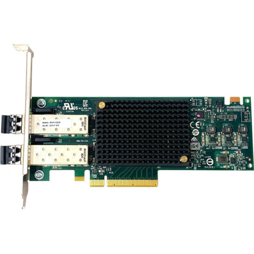 Сетевая карта/ Emulex LPe32002-M2 bulk   Gen 6 (32GFC), 2-port, 32Gb/s, PCIe Gen3, трансиверы установлены, LP+FH brackets, OEM