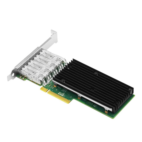 Сетевая карта/ PCIe x8 10G Quad Port Fiber Server Network Card