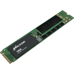 Твердотельный накопитель/ Micron SSD 7400 PRO, 1920GB, M.2(22x110mm), NVMe, PCIe 4.0 x4, 3D TLC, R/W 4400/2000MB/s, IOPs 420 000/85 000, TBW 3500, DWPD 1 (12 мес.)