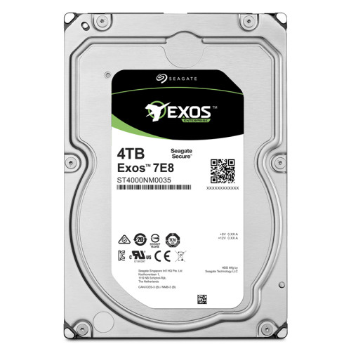 Жесткий диск/ HDD Seagate SATA 4Tb Enterprise Capacity 7200 6Gb/s 128Mb (clean pulled) 1 year warranty