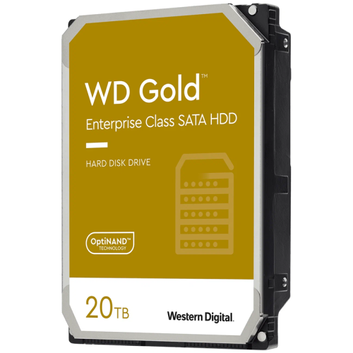 Жесткий диск/ HDD WD SATA3 20Tb Gold 7200 512mb 1 year warranty