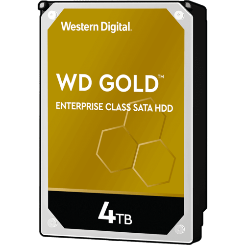 Жесткий диск/ HDD WD SATA3 4Tb Gold 7200 128mb  1 year warranty (replacement WD4003FRYZ)