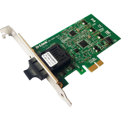 Адаптер/ DFE-560FX/10/B PCI-Express Network Adapter, 1x100Base-FX SFP, 10pcs/pack