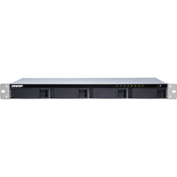 Сетевое хранилище без дисков/ channel QNAP TS-431XeU-8G NAS 4 HDD trays, 10 GbE SFP+, rackmount, 1 PSU. ARM 4-core Cortex-A15 Annapurna Labs AL-314 1,7 GHz, 8 GB. W/o rail kit RAIL-B02