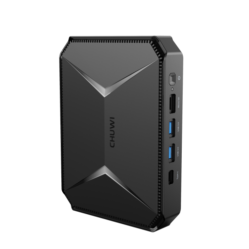 Компьютер/ Chuwi HeroBox  Intel N-series N100(0.8Ghz)/8192Mb/256SSDGb/Int:Intel UHD Graphics 600/BT/WiFi/war 1y/0.59kg/Black/Win11Home + BT5.2/USB3.0*2, USB2.0*2/HDMI 2.0 *1 (4K 60Hz)/VGA*1/M.2*2, 2280, MAX 1TB, PCIE & SATA3/Type-C*1/Ear