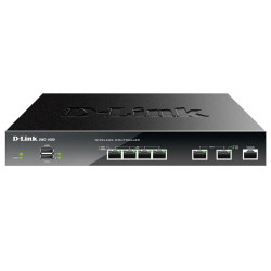 Контроллер/ DWC-1000/C WLAN Controller, 4x1000Base-T, 2x1000Base-T Option, 2xUSB ports, RJ45 Consol, 12/66 Unified APs management ability