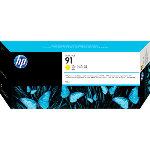 Картридж/ HP 91 775-ml Pigment Yellow Ink Cartridge