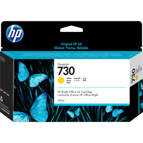 Картридж/ HP 730 130-ml Yellow Ink Cartridge