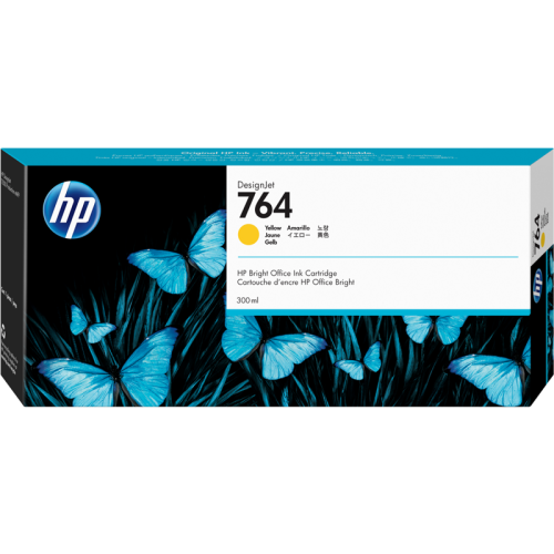 Картридж/ HP 764 300-ml Yellow Ink Cartridge