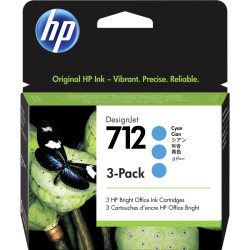 Набор картриджей/ HP 712 3-Pack 29-ml Cyan DesignJet Ink Cartridge