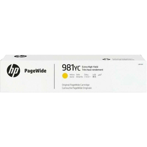 Картридж/ HP 981YC Yellow Contract PageWide Crtg