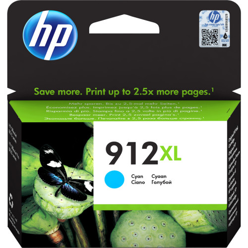 Картридж/ HP 912XL High Yield Cyan Original Ink Cartridge