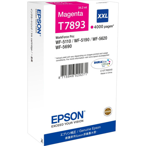 Картридж/ Epson WF-5xxx Series Ink Cartridge XXL Magenta