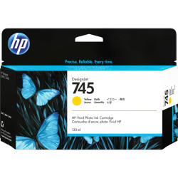 Картридж/ HP 745 130-ml Yellow Ink Cartridge