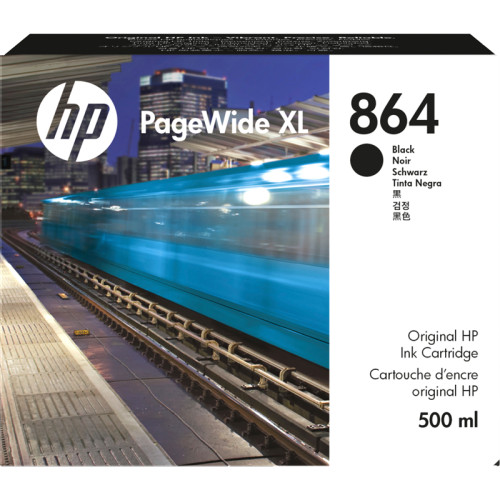 Картридж/ HP 864 500ml Black PageWide XL Ink Crtg