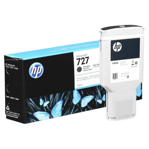 Картридж/ HP 727 300-ml Matte Black Ink Cartridge