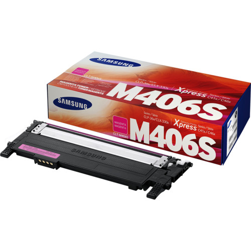 Тонер-картридж/ Samsung CLT-M406S Magenta Toner Crtg