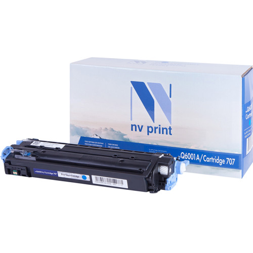 -/ Тонер-картридж NVP NV-Q6001A/NV-707 Cyan универсальные для HP/Canon Color LaserJet 1600/ 2600n/ 2605/ 2605dn/ 2605dtn/ LBP 5000 i-Sensys Laser Shot/ 5101 (2000k)