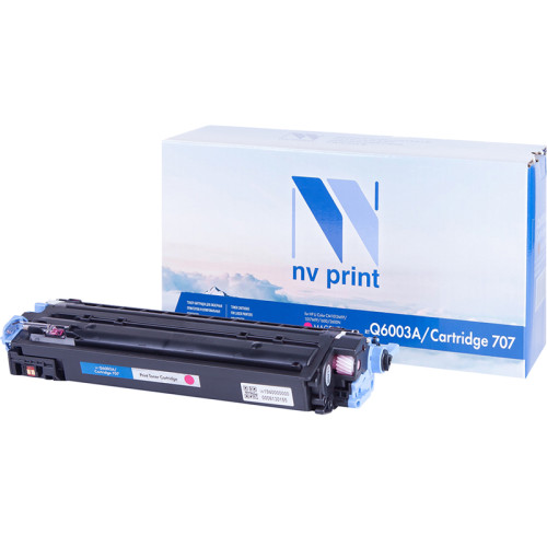 -/ Тонер-картридж NVP NV-Q6003A/NV-707 Magenta универсальные для HP/Canon Color LaserJet 1600/ 2600n/ 2605/ 2605dn/ 2605dtn/ LBP 5000 i-Sensys Laser Shot/ 5103 (2000k)