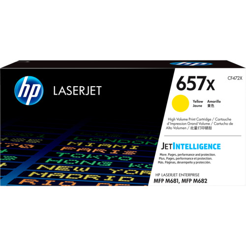 Тонер-картридж/ HP 657X High Yield Yellow Original LaserJet Toner Cartridge