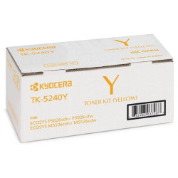 тонер-картридж Kyocera TK-5240Y/ Тонер-картридж Kyocera TK-5240Y, желтый, 3000 стр. для Kyocera P5026cdn/cdw, M5526cdn/cdw