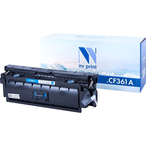 -/ Тонер-картридж NVP NV-CF361A Cyan для HP Color LaserJet M552dn/ M553dn/ M553n/ M553x/ M577dn. M577f/ M577c (5000k)