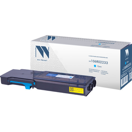 -/ Тонер-картридж NVP NV-106R02233 Cyan для Xerox Phaser 6600/WorkCentre 6605 (6000k)