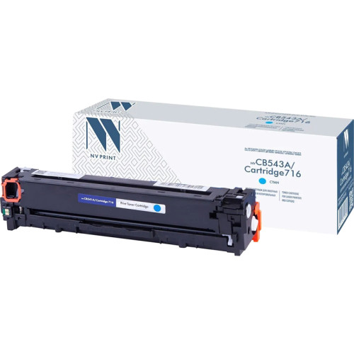 -/ Тонер-картридж NVP NV-CB541A/NV-716 Cyan универсальные для HP/Canon Color LaserJet CP1215/ CP1515n/ CM1312/ CM1312nfi/ i-SENSYS LBP-5050/ MF8030C/ MF8050C/ 8080C (1400k)