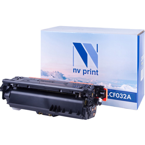 -/ Тонер-картридж NVP NV-CF032A Yellow для HP Color LaserJet CM4540/ CM4540f/ CM4540fskm (12500k)