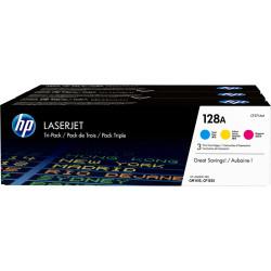 Тонер-картридж набор из 3 шт/ HP 128A CYM Tri-Pack LJ Toner Cartridge