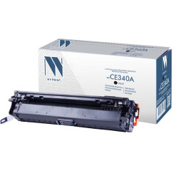 -/ Тонер-картридж NVP NV-CE340A Black для HP Color LaserJet 700 M775dn/ 700 M775f/ 700 M775z/ 700 M775z+ (13500k)