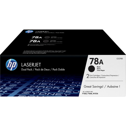 Тонер-картридж набор из 2 шт/ HP 78A Black Dual Pk LJ Toner Cartridge