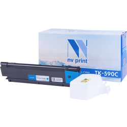 -/ Тонер-картридж NVP NV-TK-590 Cyan для Kyocera FS-C5250DN/ C2026MFP/ C2026MFP+/ C2126MFP/ C2126MFP+/ C2526MFP/ C2626MFP/ Ecosys P6026cdn (5000k)