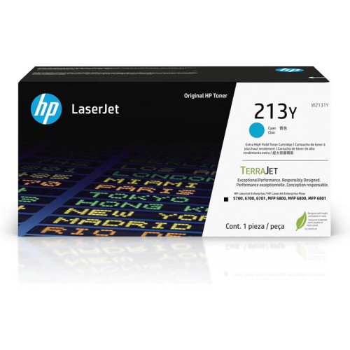 Тонер-картридж/ HP 213Y Cyan Extra High Yield Original LaserJet Toner Cartridge