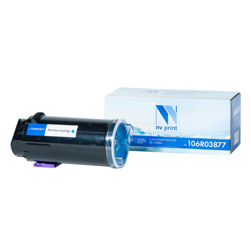 -/ Тонер-картридж NVP NV-106R03877 Cyan для Xerox VersaLink C500/C505 (2400k)