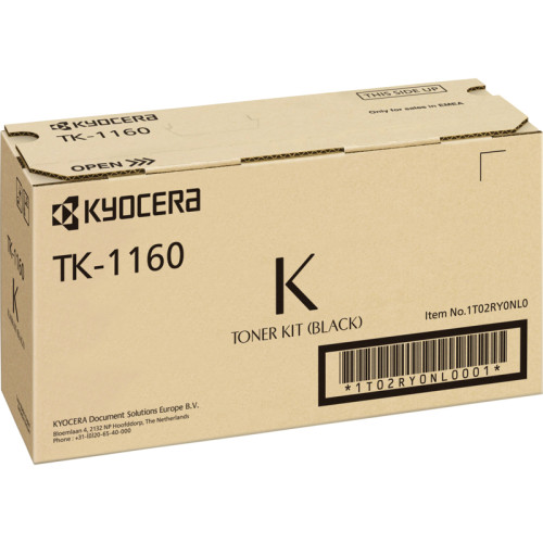 тонер-картридж Kyocera TK-1160/ Тонер-картридж Kyocera TK-1160 7200 стр. для P2040dn/P2040dw