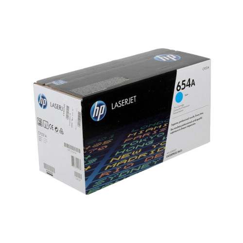 Тонер-картридж/ HP 654A Cyan LaserJet Toner Cartridge