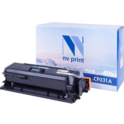 -/ Тонер-картридж NVP NV-CF031A Cyan для HP Color LaserJet CM4540/ CM4540f/ CM4540fskm (12500k)