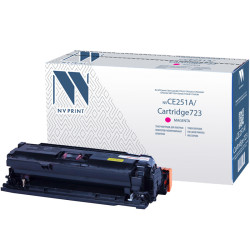 -/ Тонер-картридж NVP NV-CE253A/NV-723 Magenta универсальные для HP/Canon Color LaserJet CP3525/ CP3525n/ CP3525dn/ CP3525x/ LBP 7750 i-Sensys 7750cd/ 7750Cdn (7000k)