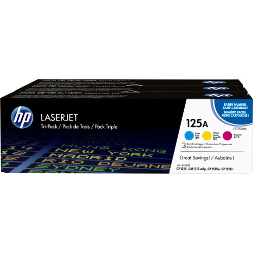 Тонер-картридж набор из 3 шт/ HP 125A CYM Tri-Pack LJ Toner Cartridge