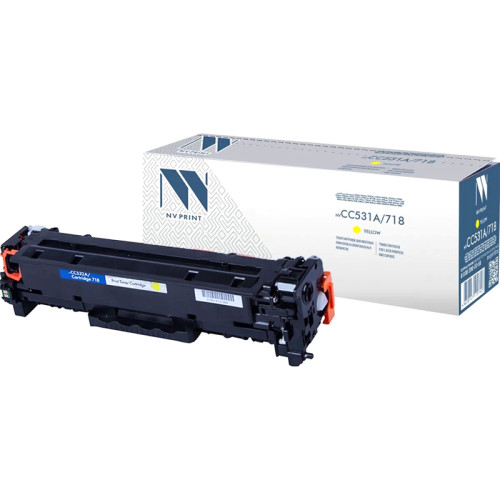 -/ Тонер-картридж NVP NV-CC532A/NV-718 Yellow универсальные для HP/Canon Color LaserJet CP2024/ CP2024n/ CP2024dn/ CP2025/ CP2025n/ CP2025dn/ CP2026/ CP2026n/ CP2026dn/ CP2027/ CP2027n/ CP2027dn/ LBP 7200 i-Sensys 7200cdn/ 7210/ 7210Cdn/ 7660/ 7660Cdn/ 76