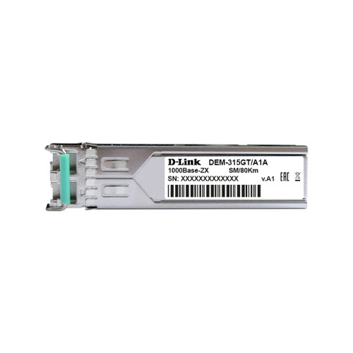 Трансивер/ 331T/20KM WDM SFP Transceiver, 1000Base-BX-D, Simplex LC, TX: 1550nm, RX: 1310nm, Single-mode, 20KM