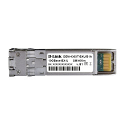 Трансивер/ 436XT-BXU/40KM WDM SFP+ Transceiver, 10GBase-ER, Simplex LC, TX: 1270nm, RX: 1330nm, Single-mode, 40KM